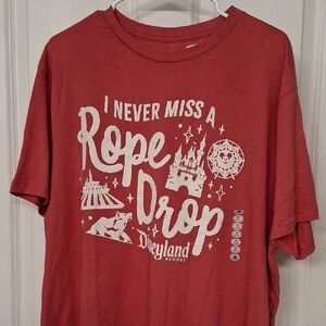 Disney Red Rope Drop Graphic Tee